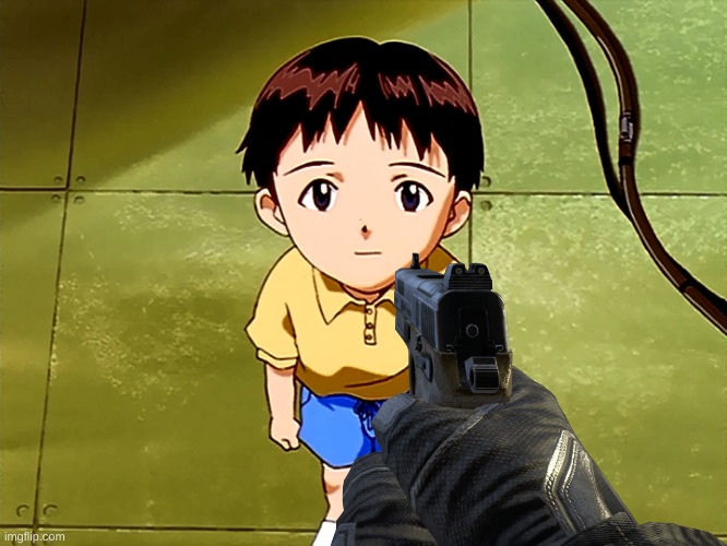 We gotta Save Shinji!!! | image tagged in shinji ikari | made w/ Imgflip meme maker