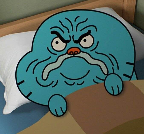 High Quality gumball annoyed Blank Meme Template