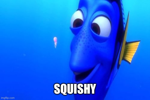 Dory Squishy | SQUISHY | image tagged in dory squishy | made w/ Imgflip meme maker