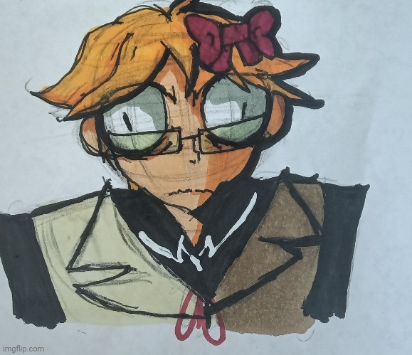 He has color now :D | made w/ Imgflip meme maker