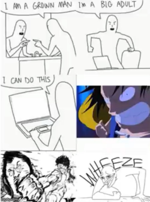 Not mine | image tagged in one piece,funny,luffy | made w/ Imgflip meme maker