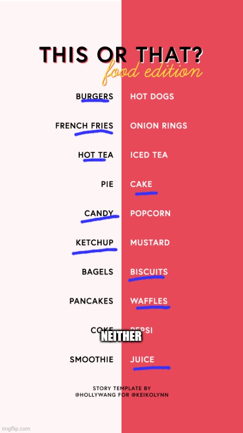 This Or That Food Edition | NEITHER | image tagged in this or that food edition | made w/ Imgflip meme maker