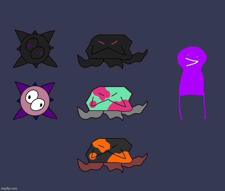 Drew some more enemies for my RPG! These are for Chapter 7 but they may move | made w/ Imgflip meme maker