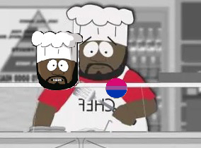 High Quality Chef South Park Dynasti Noble Conjoined Twin Bisexual South Park Blank Meme Template