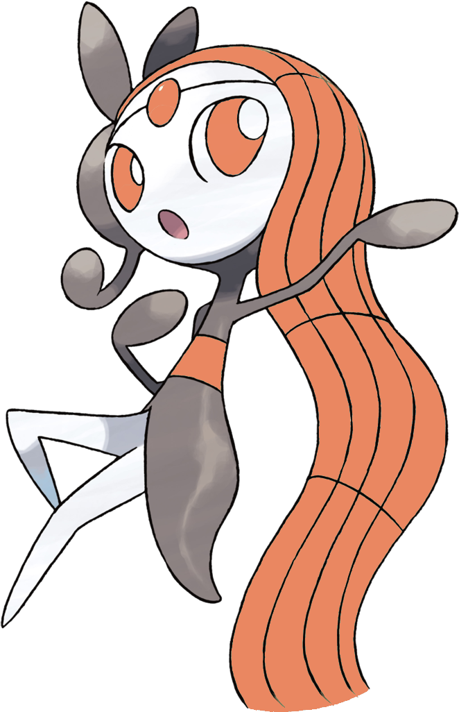 High Quality Color Swapped Meloetta (Aria Form) Blank Meme Template