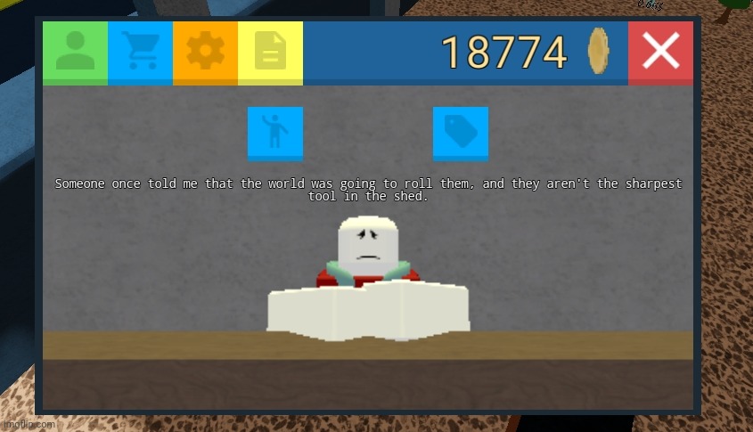 Chat is this real? | image tagged in roblox,item asylum | made w/ Imgflip meme maker