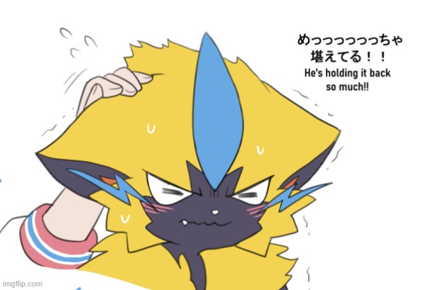 image tagged in zeraora | made w/ Imgflip meme maker