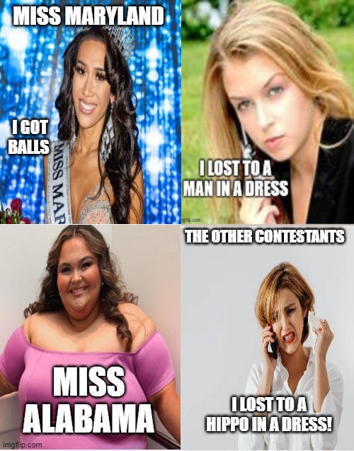 Beauty Contest 2024 clown world | made w/ Imgflip meme maker