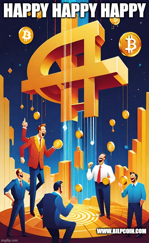 HAPPY HAPPY HAPPY; WWW.BILPCOIN.COM | made w/ Imgflip meme maker