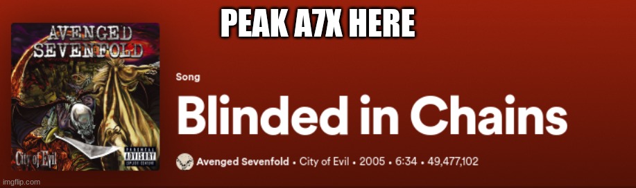 PEAK A7X HERE | made w/ Imgflip meme maker