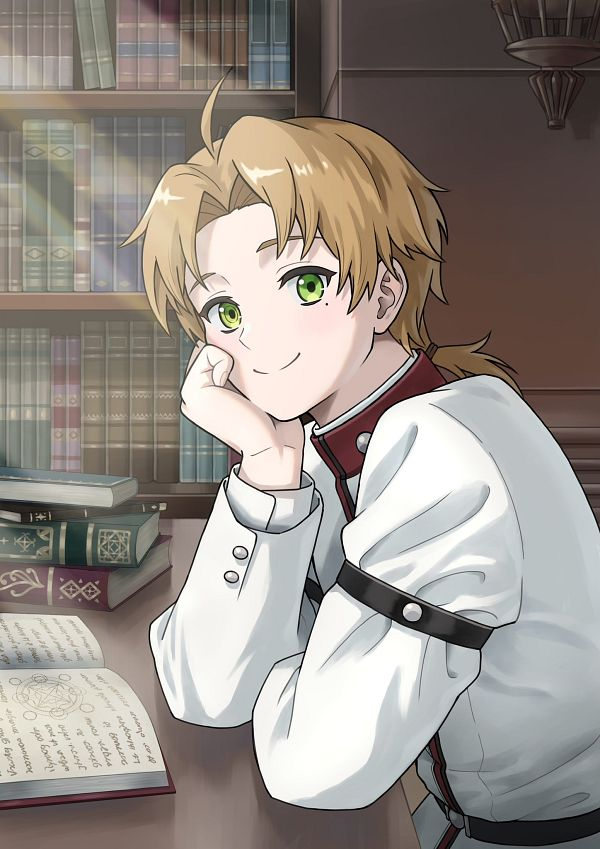 innocent rudeus Blank Meme Template