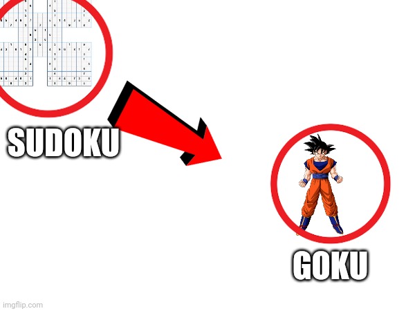 SUDOKU GOKU | made w/ Imgflip meme maker