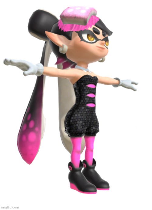 t posing Callie | image tagged in t posing callie | made w/ Imgflip meme maker