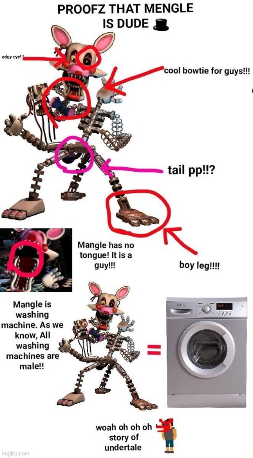what did I just find? | image tagged in mangle,is,a,boy,no way,holy shit | made w/ Imgflip meme maker