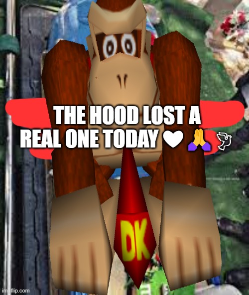 THE HOOD LOST A REAL ONE TODAY ❤🙏🕊 | made w/ Imgflip meme maker