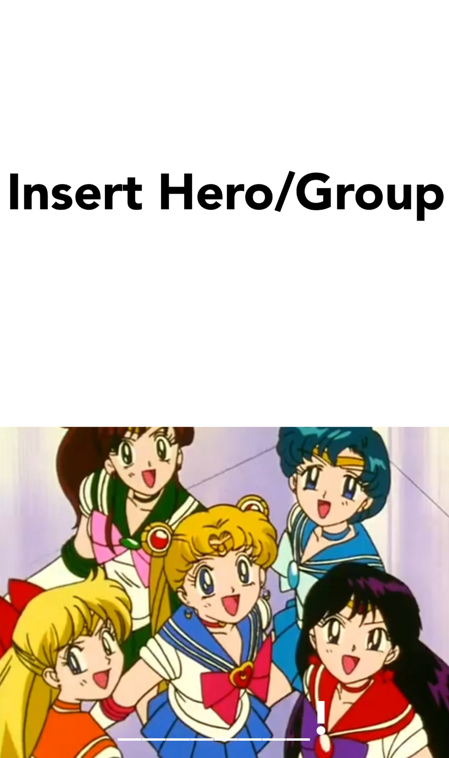 High Quality Who Arrives To Help The Senshi Sailors? Blank Meme Template