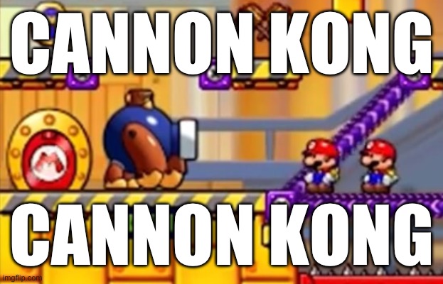 kongposting | CANNON KONG; CANNON KONG | made w/ Imgflip meme maker