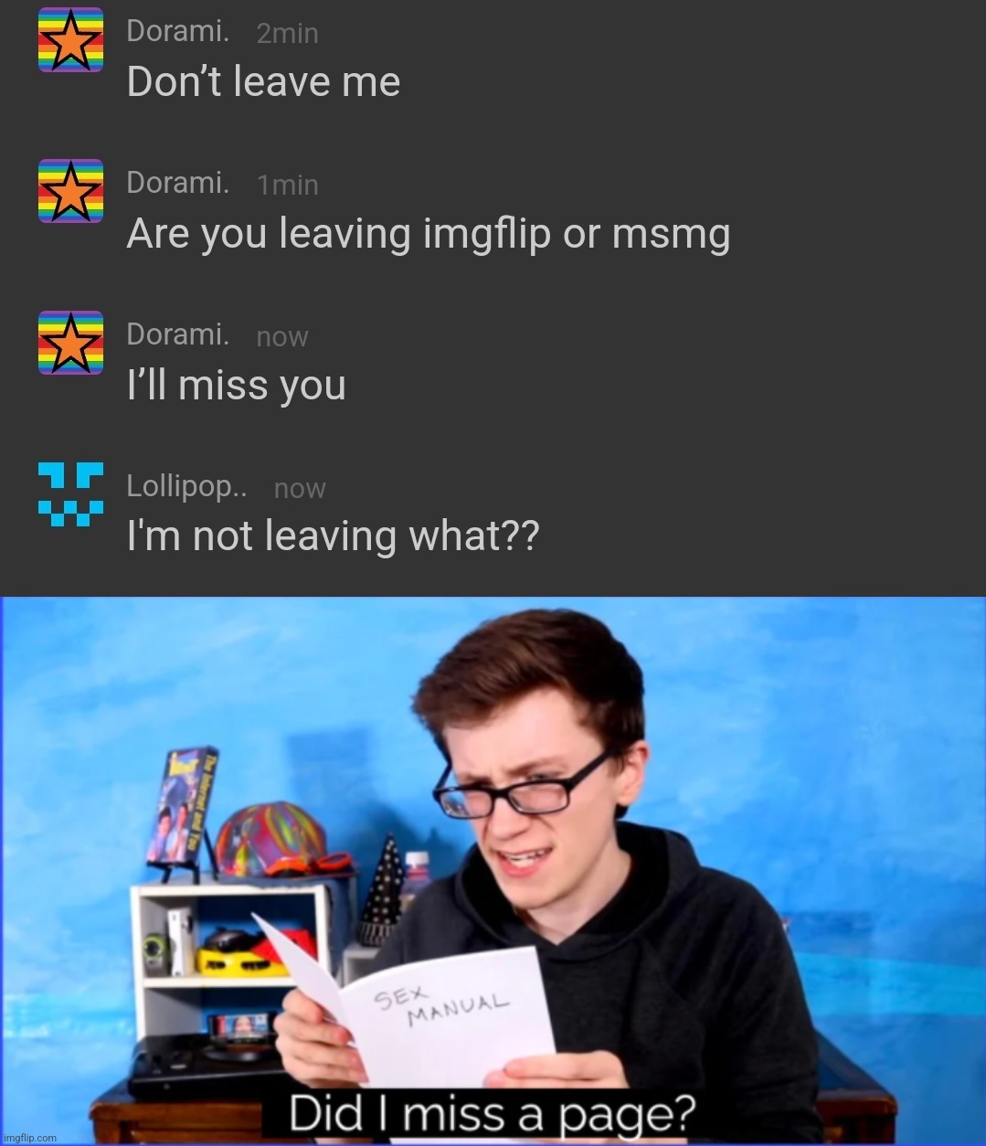 image tagged in did i miss a page | made w/ Imgflip meme maker
