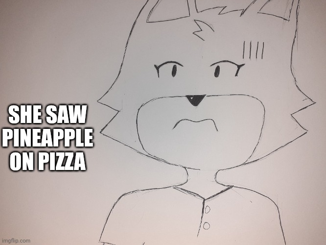 SHE SAW PINEAPPLE ON PIZZA | made w/ Imgflip meme maker