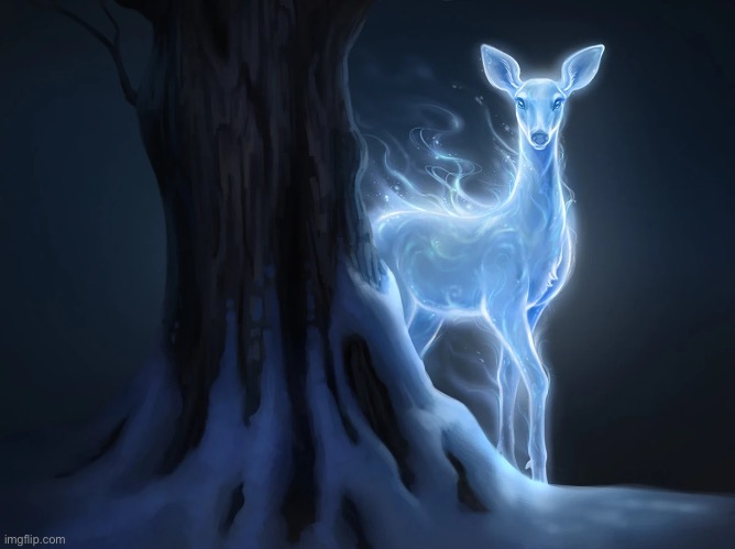 Doe patronus | image tagged in doe patronus | made w/ Imgflip meme maker