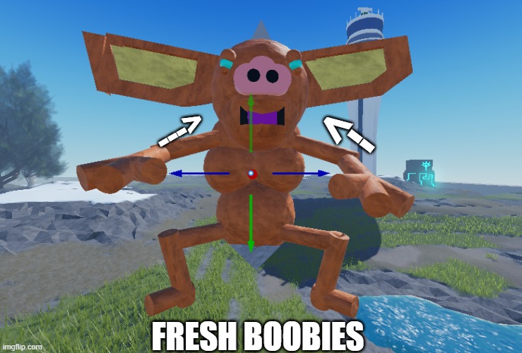 boko be like | -->; --->; FRESH BOOBIES | image tagged in the legend of zelda breath of the wild | made w/ Imgflip meme maker