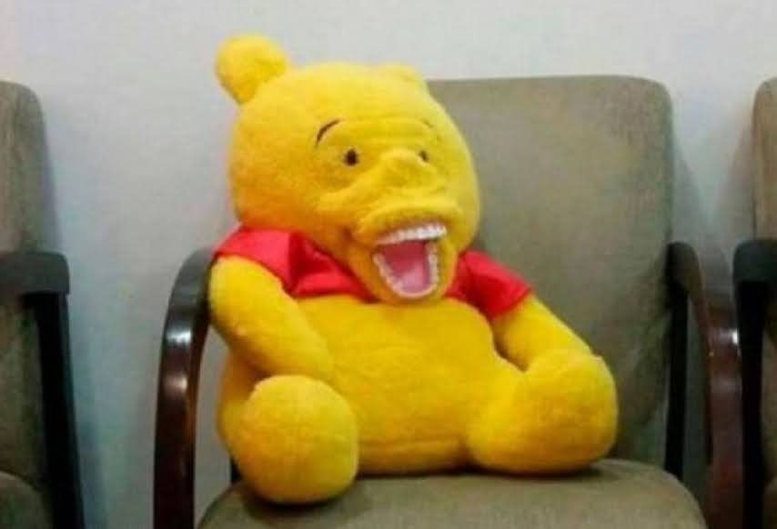 Scary Winnie The Pooh Blank Meme Template