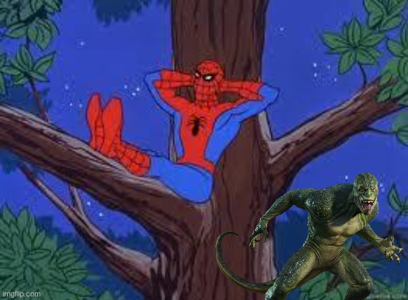 spiderman tree | image tagged in spiderman tree | made w/ Imgflip meme maker