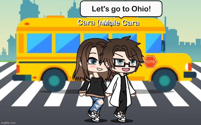 No, Male Cara, Ohio does not exist in Mendelevia | image tagged in pop up school 2,pus2,male cara,cara,ohio,x is for x | made w/ Imgflip meme maker