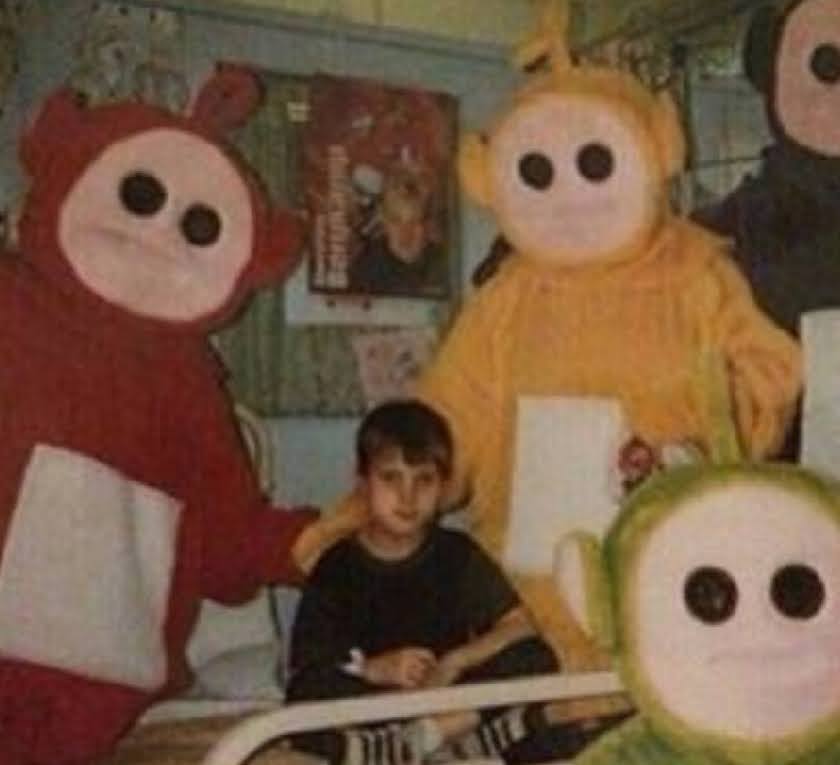 High Quality Scary Teletubbies Blank Meme Template