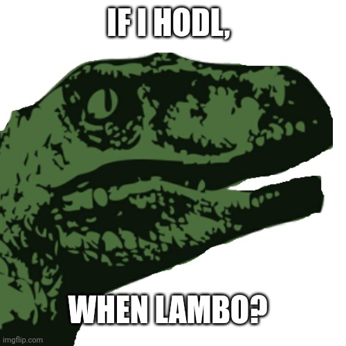 If I HODL, when Lambo? | IF I HODL, WHEN LAMBO? | image tagged in memes,investing,hodl | made w/ Imgflip meme maker