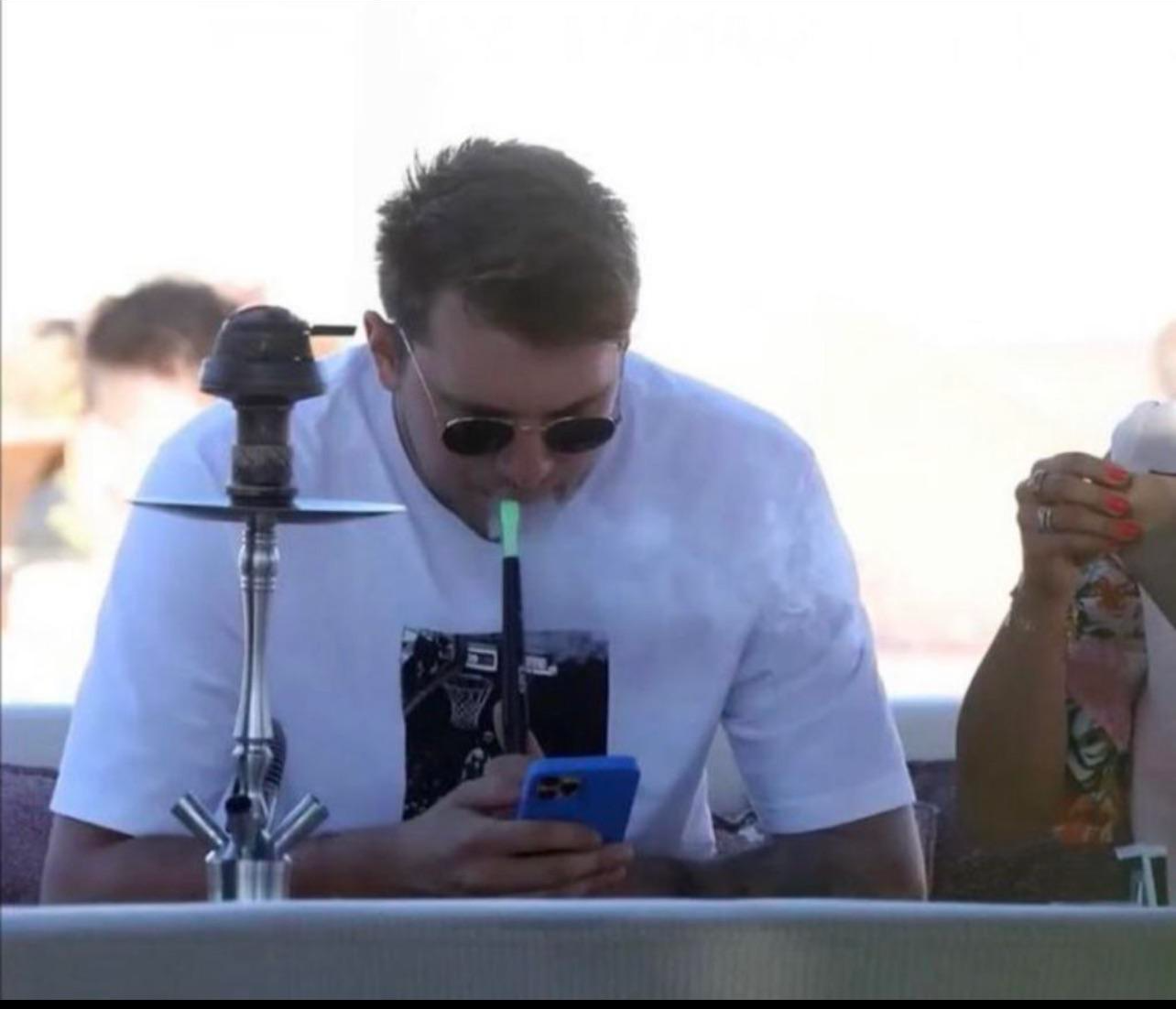 High Quality Hookah Doncic Blank Meme Template