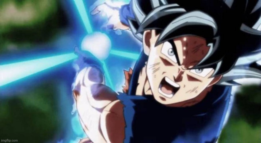 Ultra Instinct Goku Kamehameha 2 | image tagged in ultra instinct goku kamehameha 2 | made w/ Imgflip meme maker