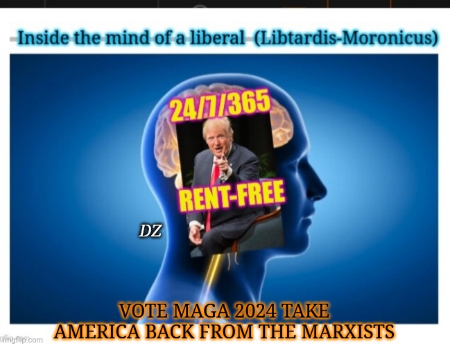 TRUMP OWNS LIBS | DZ; VOTE MAGA 2024 TAKE AMERICA BACK FROM THE MARXISTS | image tagged in president trump,broke man,libtards,stop,cultural marxism,stupid liberals | made w/ Imgflip meme maker