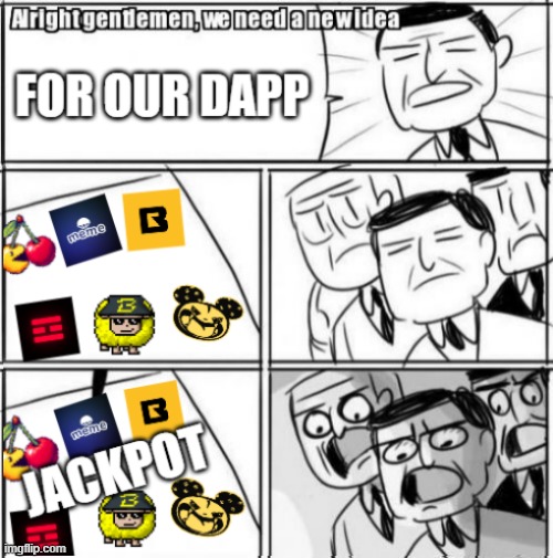 Blast dapps be like | image tagged in blast,crypto,meme,jackpot | made w/ Imgflip meme maker