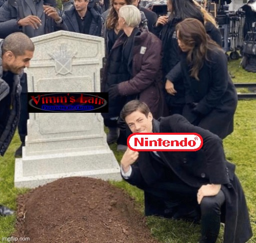 common Nintendo L | image tagged in grant gustin over grave | made w/ Imgflip meme maker