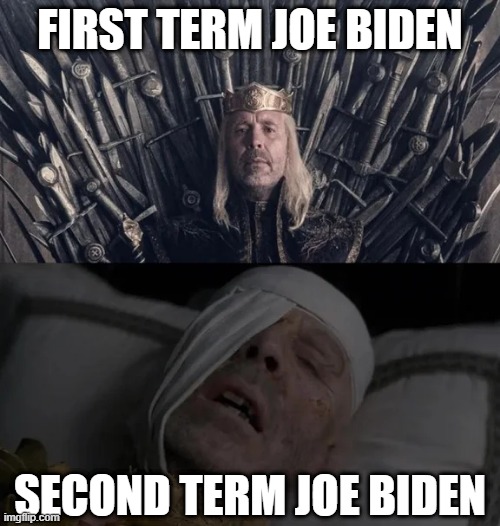 Can We Really? | FIRST TERM JOE BIDEN; SECOND TERM JOE BIDEN | image tagged in joe biden | made w/ Imgflip meme maker