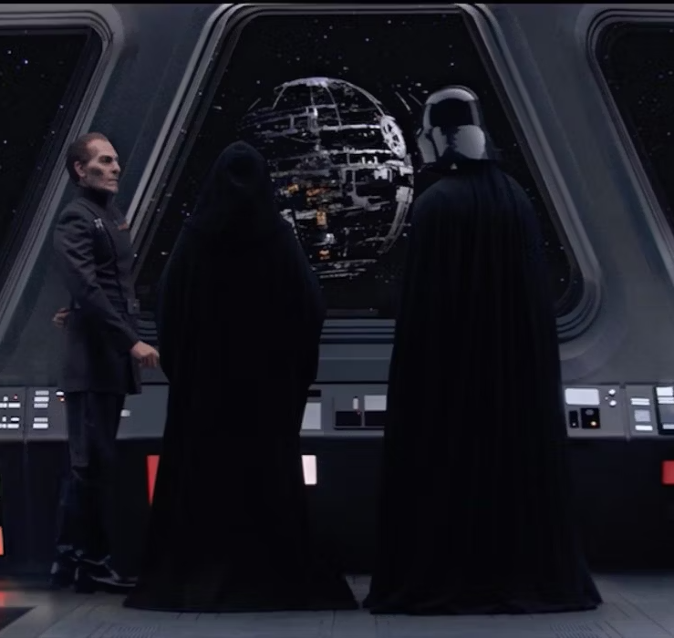 Darth Vader Death Star Construction Blank Meme Template