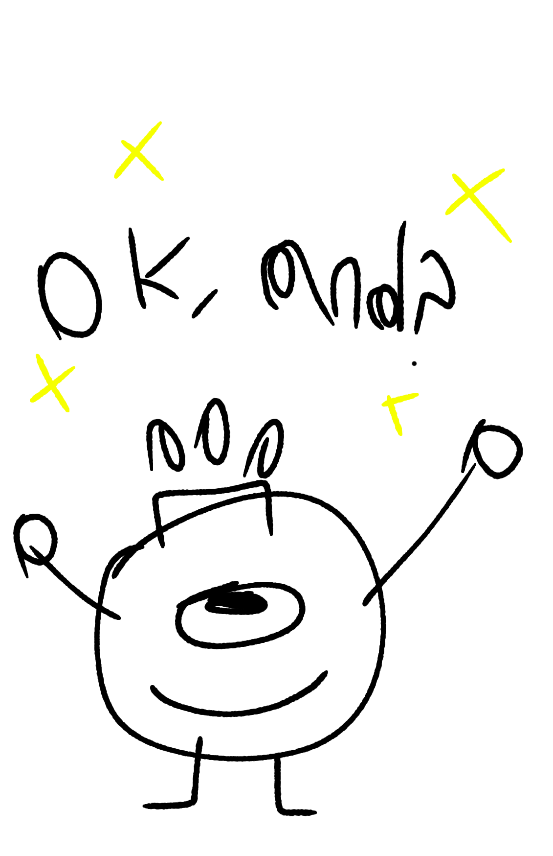 High Quality Ok and? Blank Meme Template