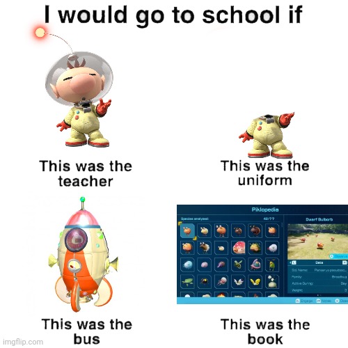 I would go to school if | image tagged in i would go to school if | made w/ Imgflip meme maker
