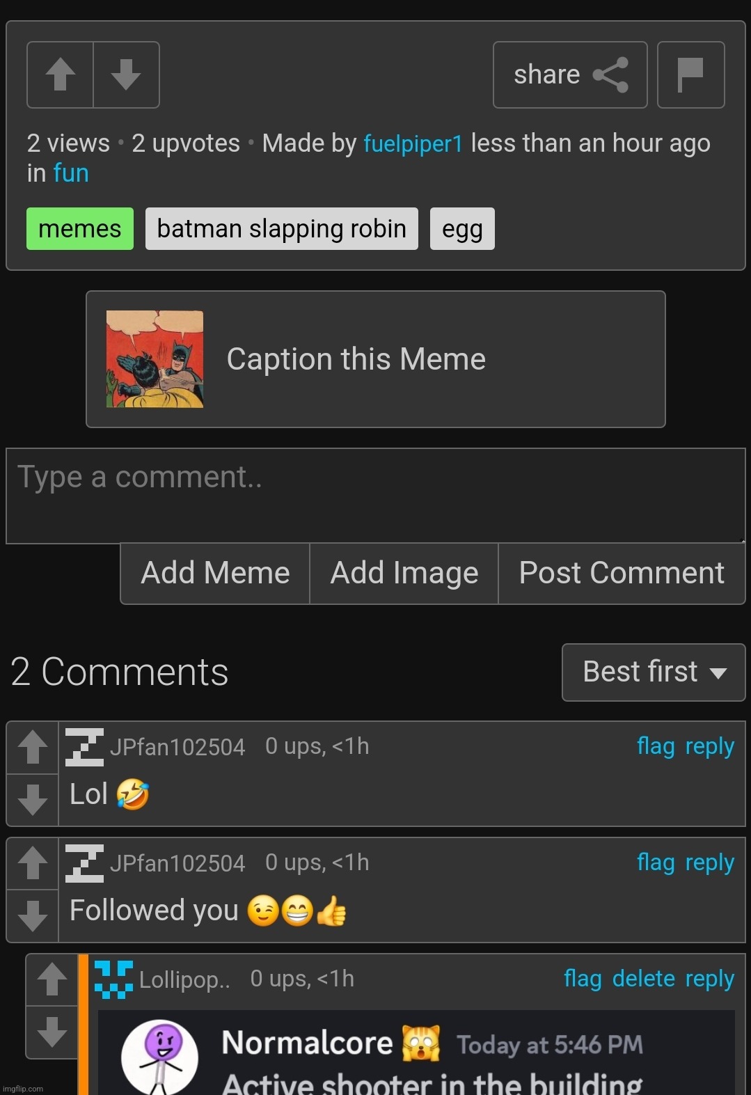 made w/ Imgflip meme maker