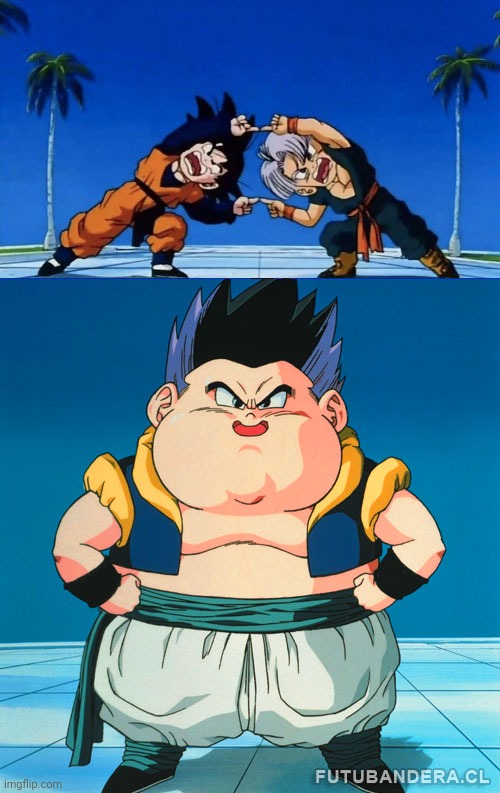 DBZ FUSION FAIL 2 | image tagged in dbz fusion fail 2 | made w/ Imgflip meme maker