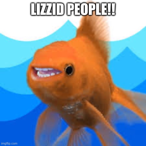 Heckle Fish | LIZZID PEOPLE!! | image tagged in fun | made w/ Imgflip meme maker