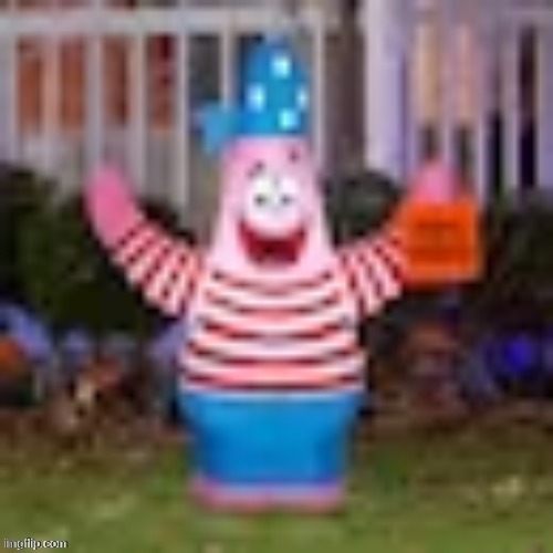 Low quality Patrick | image tagged in low quality patrick | made w/ Imgflip meme maker