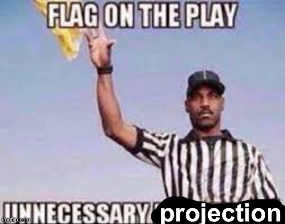 flag on the play unnecessary dick riding | projection | image tagged in flag on the play unnecessary dick riding | made w/ Imgflip meme maker