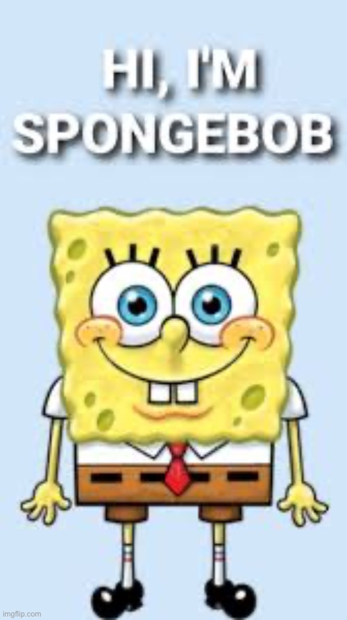 Hi I’m SpongeBob | image tagged in hi i m spongebob | made w/ Imgflip meme maker
