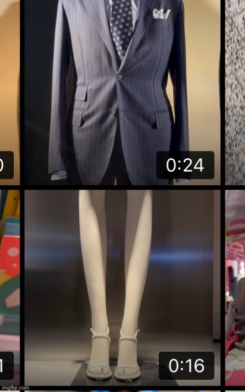 Suit Legs | image tagged in fashion,window design,paul stuart,zara,kollage,brian einersen | made w/ Imgflip meme maker