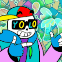 High Quality YOLO Sans Blank Meme Template