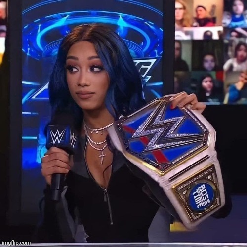 Tbh yall, if we're hearing each other out, I have a bigass crush on Sasha Banks | made w/ Imgflip meme maker