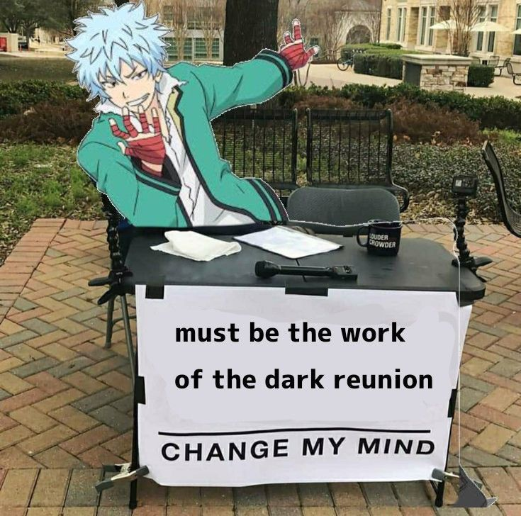 Saiki K Dark Reunion Blank Meme Template