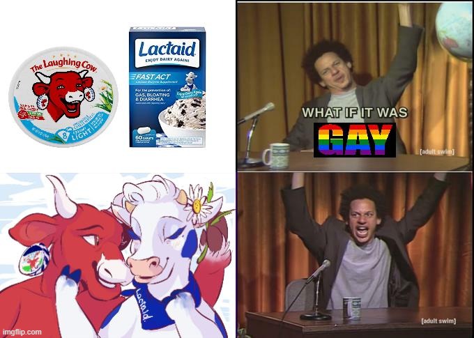 :) | image tagged in lactaid cow,laughing cow | made w/ Imgflip meme maker
